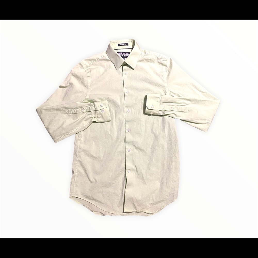 Express men modern fit size small casual dress button down long sleeve shirt